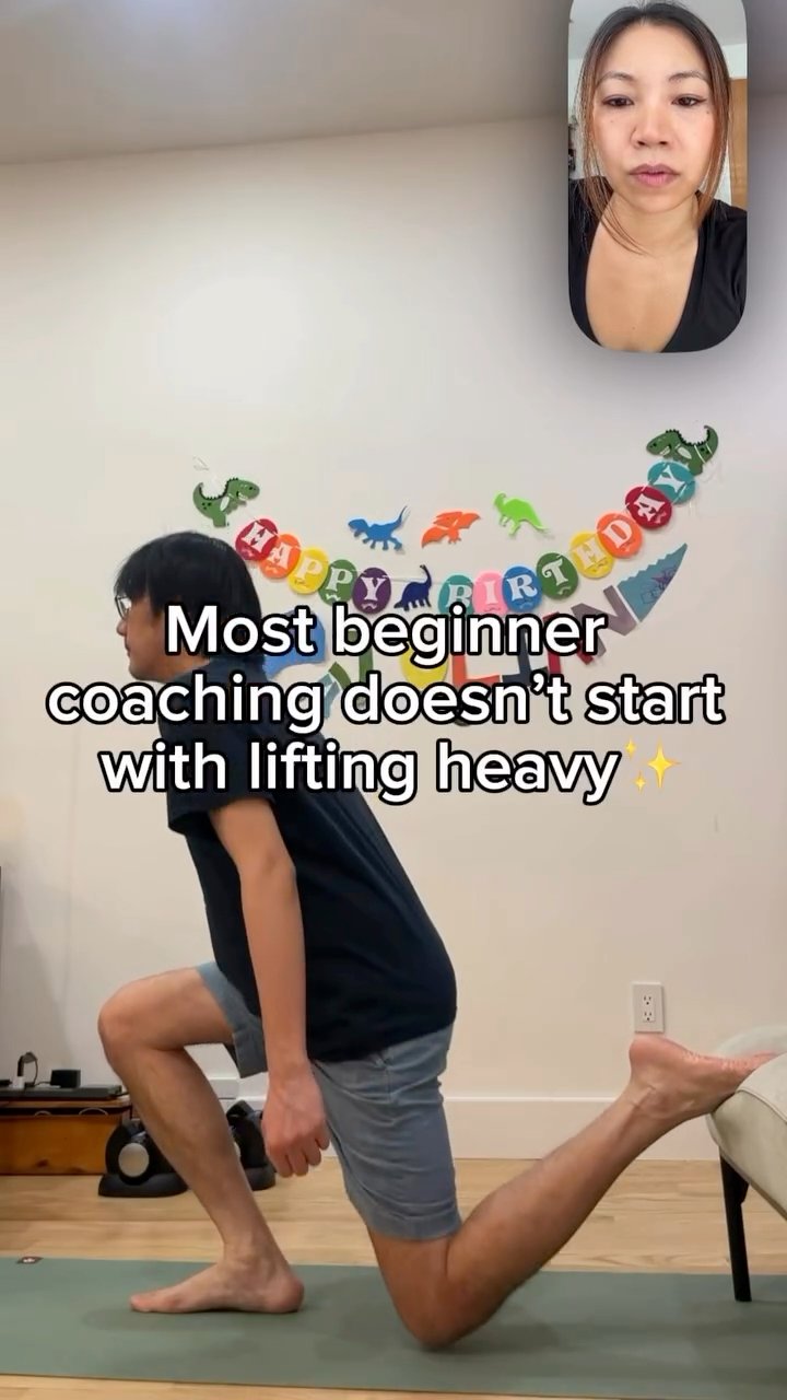 Beginner coaching session - watch on Instagram